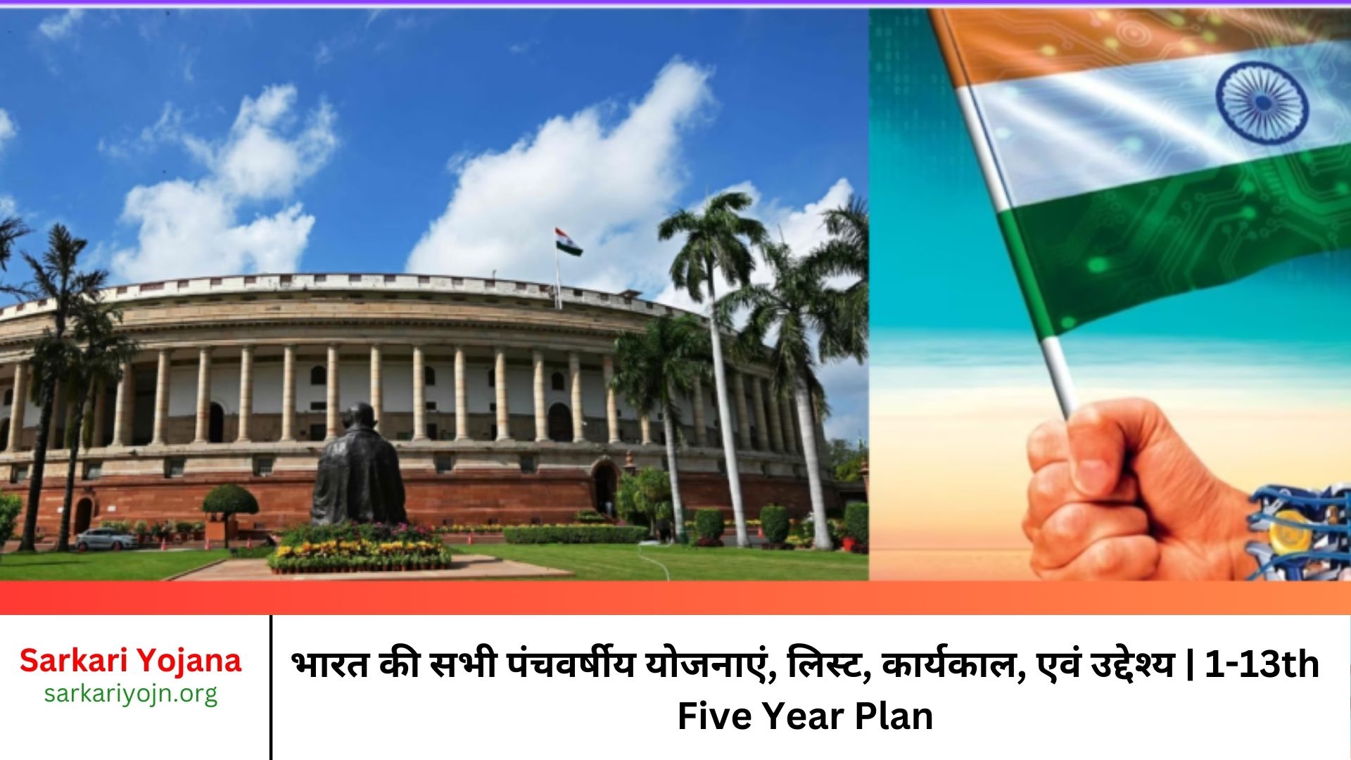 भारत की सभी पंचवर्षीय योजनाएं, लिस्ट, कार्यकाल, एवं उद्देश्य 1-13th Five Year Plan